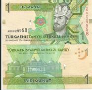 Turkmenistan 1 Manat 2014. UNC P-29b - Turkmenistan