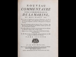 [MARINE] René-Josué VALIN - Nouveau Commentaire Sur L'o - Unclassified