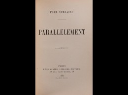 Paul VERLAINE - Parallèlement. - Non Classificati