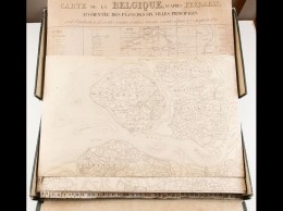 Philippe VAN DER MAELEN - Carte De La Belgique D'après - Altri & Non Classificati