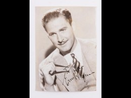 Errol FLYNN - «Sincere Thanks To My German Friend». Pho - Other & Unclassified