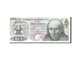 Billet, Mexique, 10 Pesos, 1969-1974, 1974-10-16, KM:63g, NEUF - Mexiko