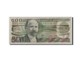 Billet, Mexique, 500 Pesos, 1984, 1984-08-07, KM:79b, B - Mexico