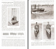 LES VIBRATIONS DES COQUES DE NAVIRES  1892 - Barche