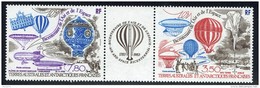 1984  Bicentenaire De L'air Et De L'espace  Divers Ballons  Yv PA 82-3  Triptyque ** - Other & Unclassified