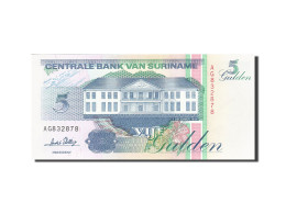 Billet, Surinam, 5 Gulden, 1991-1997, 1996-12-01, KM:136b, NEUF - Surinam