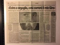MARCO PANTANI - CICLISMO VELO BICI GIRO D'ITALIA  - Tratto Da Quotidiano Del 2001 - 39534 - Autres & Non Classés