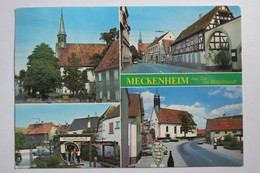 (9/4/23) AK "Meckenheim" Das Tor Zur Mittelhaardt, Mehrbildkarte Mit 4 Ansichten - Bad Duerkheim