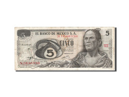 Billet, Mexique, 5 Pesos, 1969-1974, 1972-06-27, KM:62c, TB - Mexico