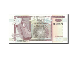 Billet, Burundi, 50 Francs, 2001, 2001-08-01, KM:36c, NEUF - Burundi