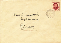 L3471 - Czechoslovakia (1951) Pavlovice U Kojetina (Postal Stationery: President Klement Gottwald (1896-1953)) - Covers