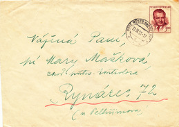 L3472 - Czechoslovakia (1951) Nove Mesto Nad Metuji 1 (Postal Stationery: President Klement Gottwald (1896-1953)) - Briefe