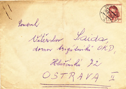 L3474 - Czechoslovakia (1951) Praha 187 (Postal Stationery: President Klement Gottwald (1896-1953)) - Enveloppes
