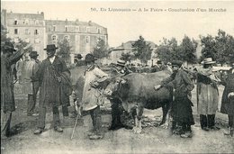 F14  / REPRO CPA EN LIMOUSIN A LA FOIRE - Ferias