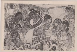 INDE,INDIA,asie,asia ,AJANTA, VILLAGE,MAHARASHTRA PRES D'AURANGABAD,GROTTE BOUDDHISTE,BUDDHA,DANCING,FETE,CHANTEUSE - Inde