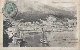 98 - Monaco - Condamine Et Port - Circulé En 1905 - Dos Non Séparé - TBE - La Condamine