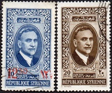 Syrie Obl. N° 247 Et 248 - Président Attassi - Used Stamps