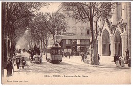 NICE: Avenue De La Gare (tramway) - Treinverkeer - Station