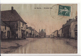 Le Gavre - Grande Rue / Editions Hainaux / Carte Toilée Et Colrisée - Le Gavre