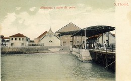 S SÃO TOMÉ - Alfandega E Parte Da Ponte - Sao Tome En Principe