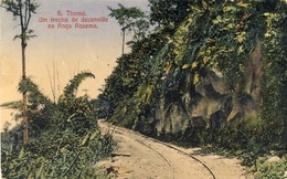 S SÃO TOMÉ - Um Trecho De Decanvilla Na Roça Rozema - Sao Tome En Principe