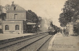 28 - COURVILLE  LA GARE Vue Des Quais - Courville