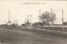 72 - CONNERRÉ BEILLÉ   LA GARE - Connerre