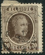 COB  196 -V30 (o) Point Entre Le E Et Le L De BELGIË - 1901-1930