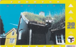Faroe Islands, OD-020,  30 Kr , Faroese Architecture, Reyn, 2 Scans. - Faeroër