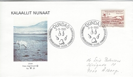 Greenland - Postmark   Dundas 3-9-1981 Fdc.    H-1064 - Storia Postale