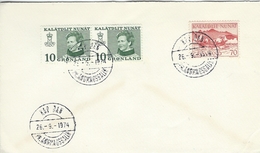 Greenland - Postmark   Kap Dan  Pr.  Angmagssalik  26 - 9 - 1974   H-1067 - Marcofilie
