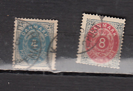 DANEMARK ° YT N° 23  24 - Used Stamps