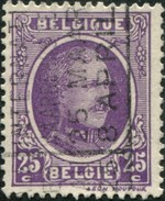 COB  198 -V39 (o) La Barre Médiane Du Premier E De  BELGIQUE Est Coupée - 1901-1930
