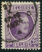 COB  198 -V41 (o) Point Entre Le Q Et Le U De BELGIQUE - 1901-1930