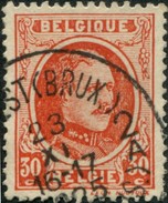 COB  199 -V 2 (o) Taches Ou Traînées Blanches En Différents Endroits - 1901-1930