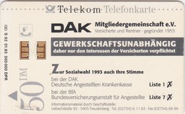Germany, S 92/93, Card Number 567, DAK, 2 Scans. - Other & Unclassified