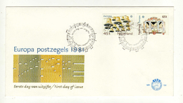 Enveloppe Europa NEDERLAND PAYS BAS 1er Jour Oblitération CRAVENHAGE 01/09/1981 - FDC