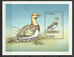 ZAMBIA  2000  PIN-TAILED SANDGROUSE  MS  MNH - Colibris