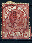 1884 - ITALIA REGNO - Catg. Unif. PACCHI POSTALI 3 - USED - (BA - IBE6702) - Postal Parcels