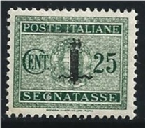 ● ITALIA  R.S.I. 1944  SEGNATASSE  N.° 63 *  Cat. ? € ️ Lotto N. 971 - Taxe