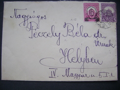 1931 Budapest - Helyben (it Means Locally), Crown 6, 4 F, Machine Cancel Küldemények Címében Utcat, Hazszamot Irjuk Ki - Covers & Documents