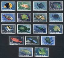 Yvert 282/98, Fish, Complete Set Of 18 Values, Excellent Quality! - Britse Maagdeneilanden