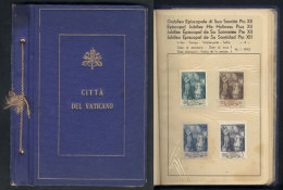 Postal Book With Issues Of 1939 To 1946 Approximately, Most Glued To The Pages With Their Gum, Low Start! - Otros & Sin Clasificación