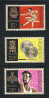 Sc.C344/6, Olympics Games Mexico 1969, 3 Unadopted Artist Designs By Angel Medina M., Size Approx. 75 X 50 Mm,... - Uruguay