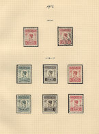 Collection Of Stamps Issued Between 1913 And 1938 On Album Pages, Including Mint And Used Stamps And Sets, And Many... - Suriname