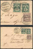 Cover Sent From Zürich To Buenos Aires On 14/JUN/1902 Franked With 25c., VF Quality! - Andere & Zonder Classificatie