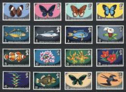 Yvert 213/27 + 234, Animals, Birds, Fish And Flowers, Complete Set Of 16 Values, Excellent Quality! - Solomoneilanden (1978-...)