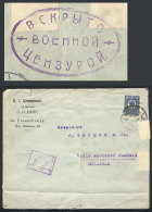 Cover Sent From St. Petersburg To Netherlands In MAR/1915 With Interesting Censorship, Opening Defects, Low Start! - Andere & Zonder Classificatie