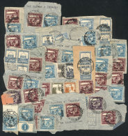 Lot Of Stamps On Fragments Of Covers, Fine Quality, Interesting! - Palestina