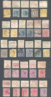 STAMPS WITH ADVERTISING ON BACK: 27 Examples, Wide Variety, Most Of Very Fine Quality, Very Interesting Lot For The... - Andere & Zonder Classificatie